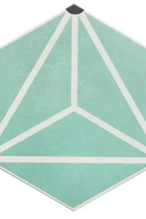 Achat Immédiat Carrelage OSAKA AQUA 28,5x33 cm effet carreaux ciment